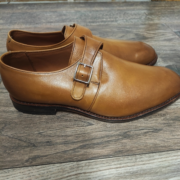 Allen Edmonds Walnut Plymouth Single Monk Strap Dress Shoes Sz 10.5 EEE 2782 main image 10